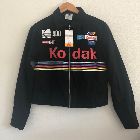 NWT Forever 21 Black Kodak Jacket - Picture 3 of 5